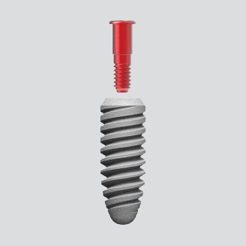 Red2mmsurescrew K3 2mm Sure Screw